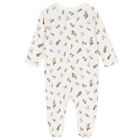 Baby Girls White Cotton Playful Bear Gift Set, 1, hi-res