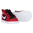 Red, Black & White Air Jordan 1 Mid Alt Trainers, 1, hi-res