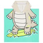 Baby Boys Green Dinosaur Towel, 1, hi-res