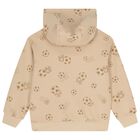 Boys Beige Football Hooded Top , 1, hi-res