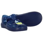 Navy Blue Jelly Sandals, 2, hi-res