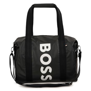 Black Logo Baby Changing Bag