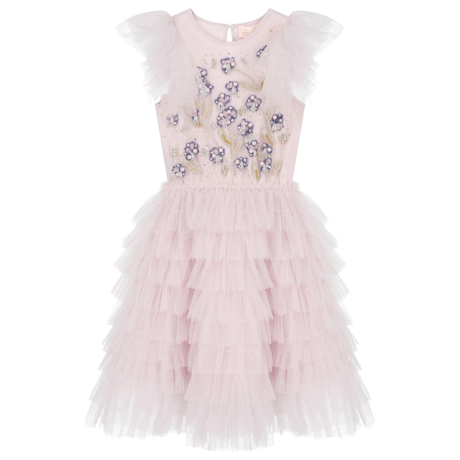Girls Pink Embellished Tutu Dress, 1, hi-res image number null