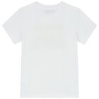 White Teddy Bear Logo T-Shirt, 3, hi-res