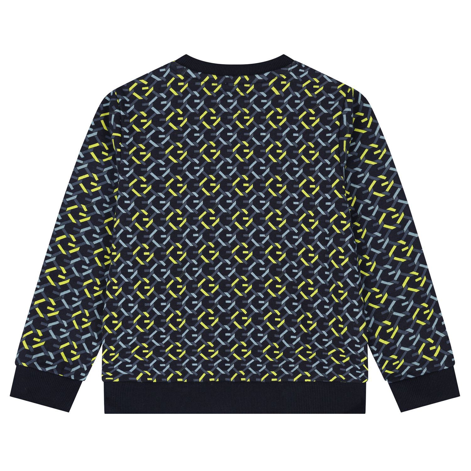 Boys Navy Blue Logo Sweatshirt, 1, hi-res