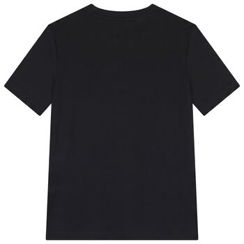 Boys Black Logo Dri-Fit T-Shirt