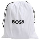 Boys Black Logo Backpack, 1, hi-res