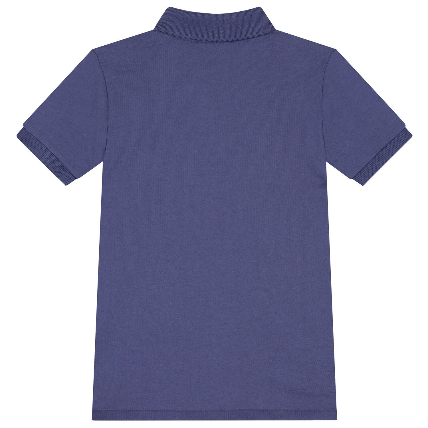 Boys Navy Blue & Red Stripe Big Pony Polo Shirt, 1, hi-res