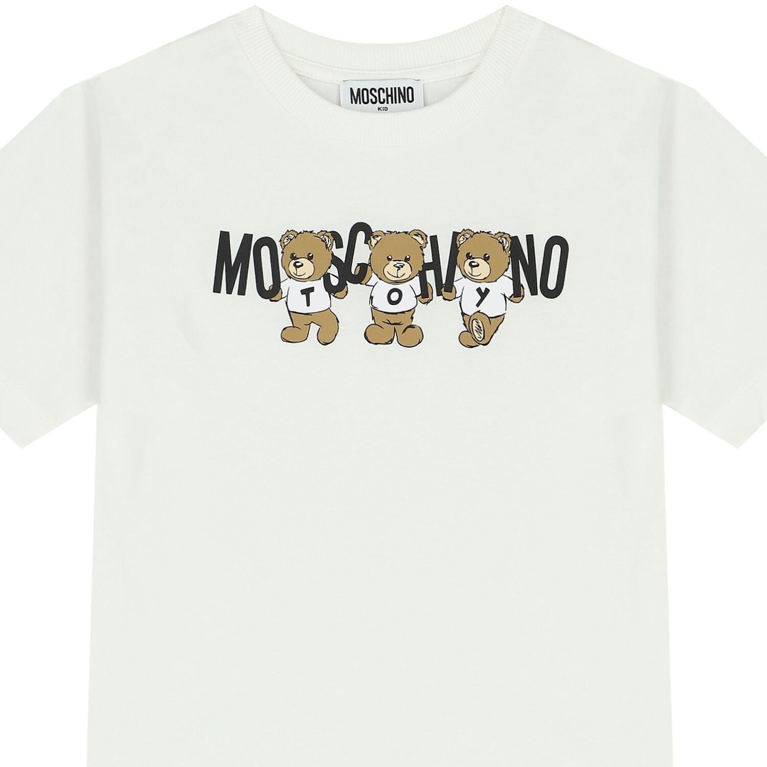 Ivory Teddy Bear Logo T-Shirt, 1, hi-res