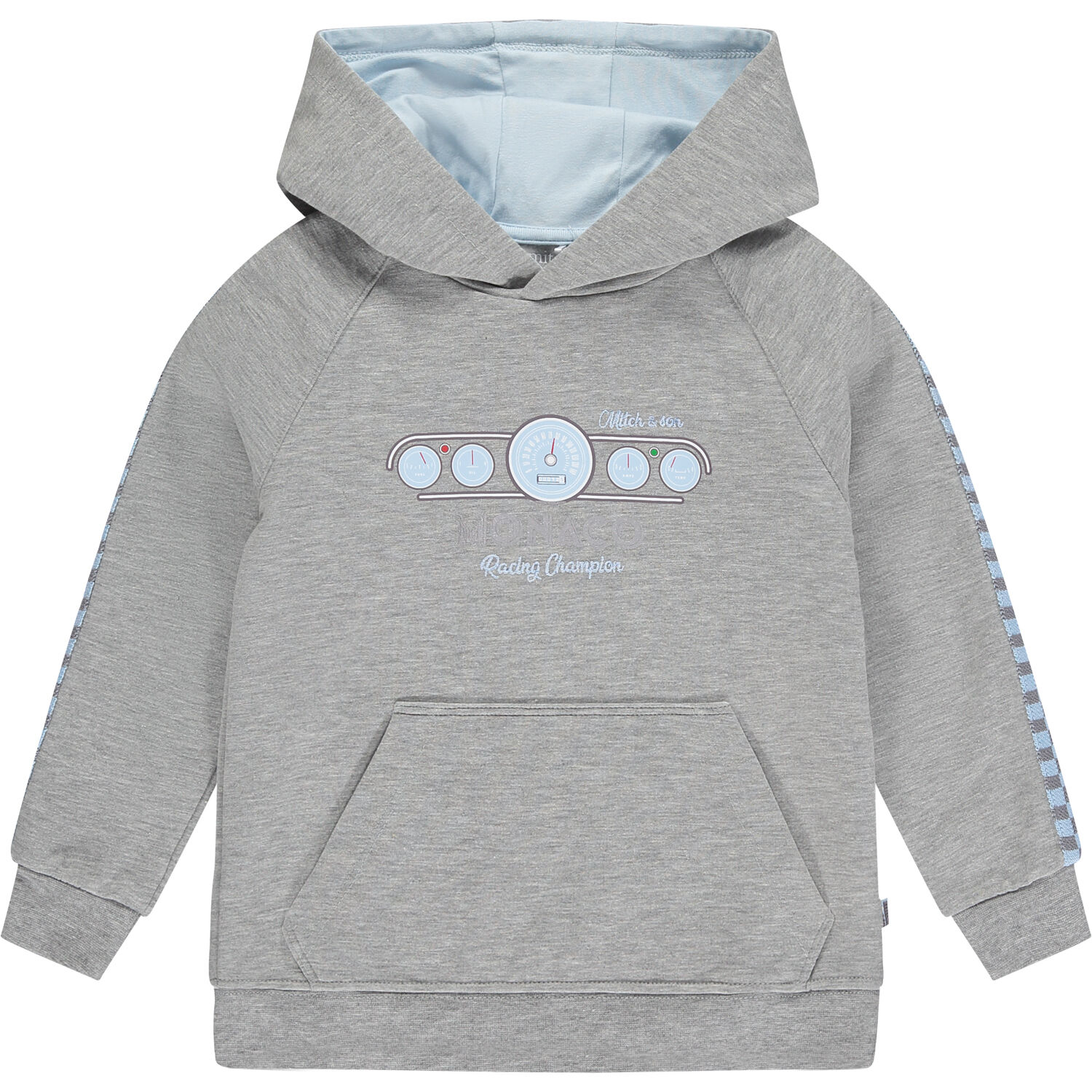 Boys Grey Logo Tracksuit, 1, hi-res