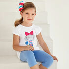 Girls White, Pink & Blue Leggings Set, 1, hi-res