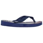 Boys Navy Blue Marvel Logo Flip Flops, 1, hi-res