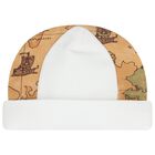 White & Beige Geo Map Babygrow Set, 2, hi-res