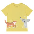 Younger Boys Yellow Interactive Animals T-Shirt, 2, hi-res
