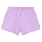 Girls Lilac Shorts, 7, hi-res