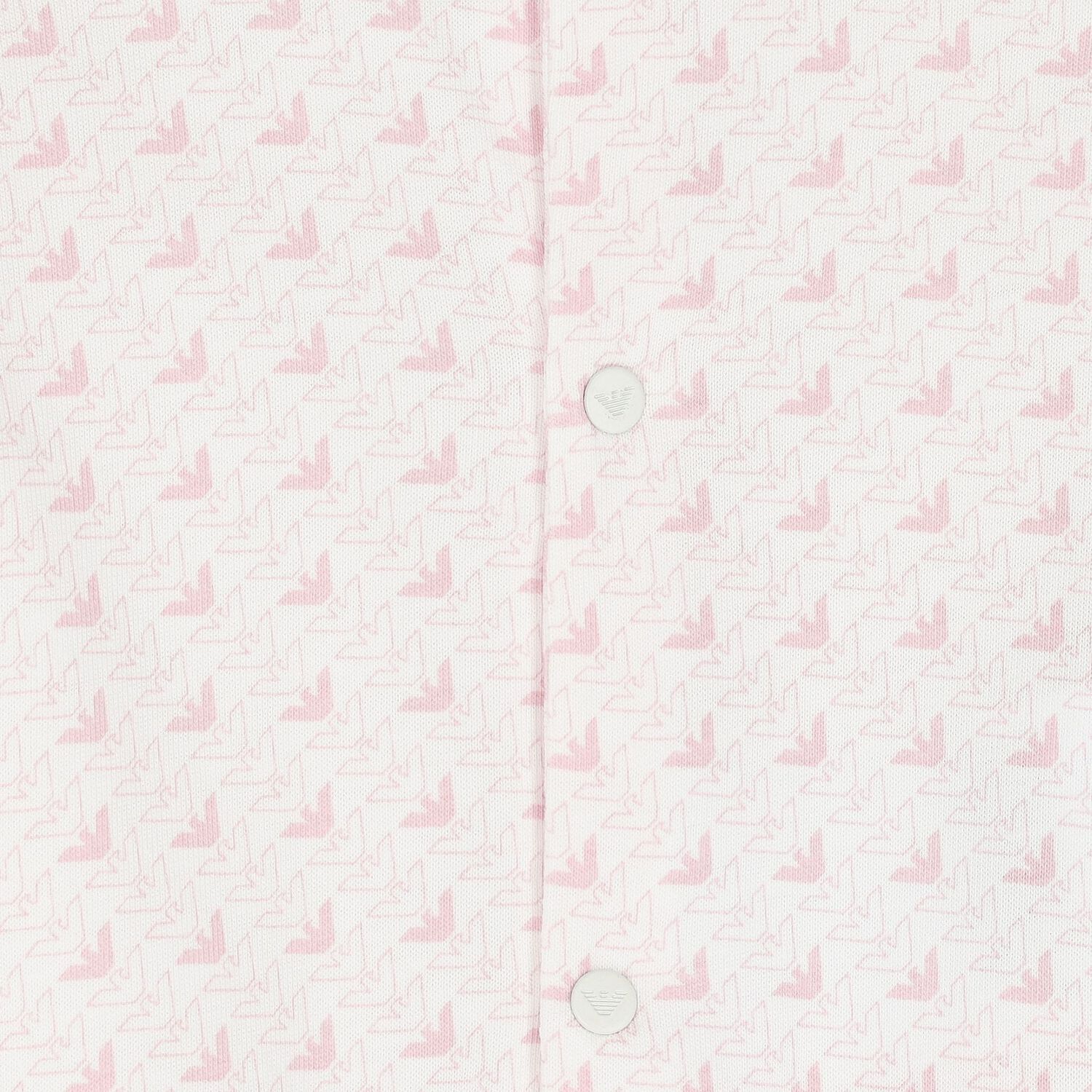 Baby Girls Pink Logo Babygrow Set, 1, hi-res image number null