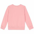 Girls Pink Logo Sweatshirt, 1, hi-res