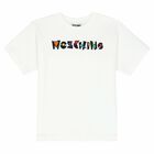 White Cotton Logo T-Shirt, 4, hi-res