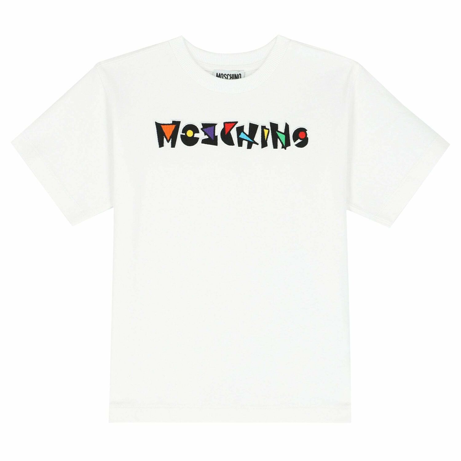 White Cotton Logo T-Shirt, 4, hi-res image number null