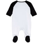 White Babygrow & Bib Gift Set, 1, hi-res