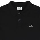 Boys Black Logo Polo Shirt, 2, hi-res