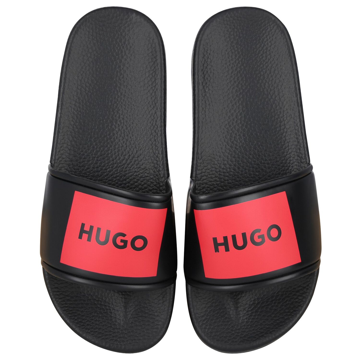 Boys Black Logo Sliders, 1, hi-res