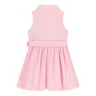 Baby Girls Pink Logo Dress, 1, hi-res
