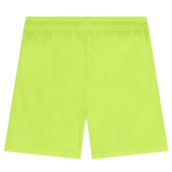 Boys Green Logo Swim Shorts