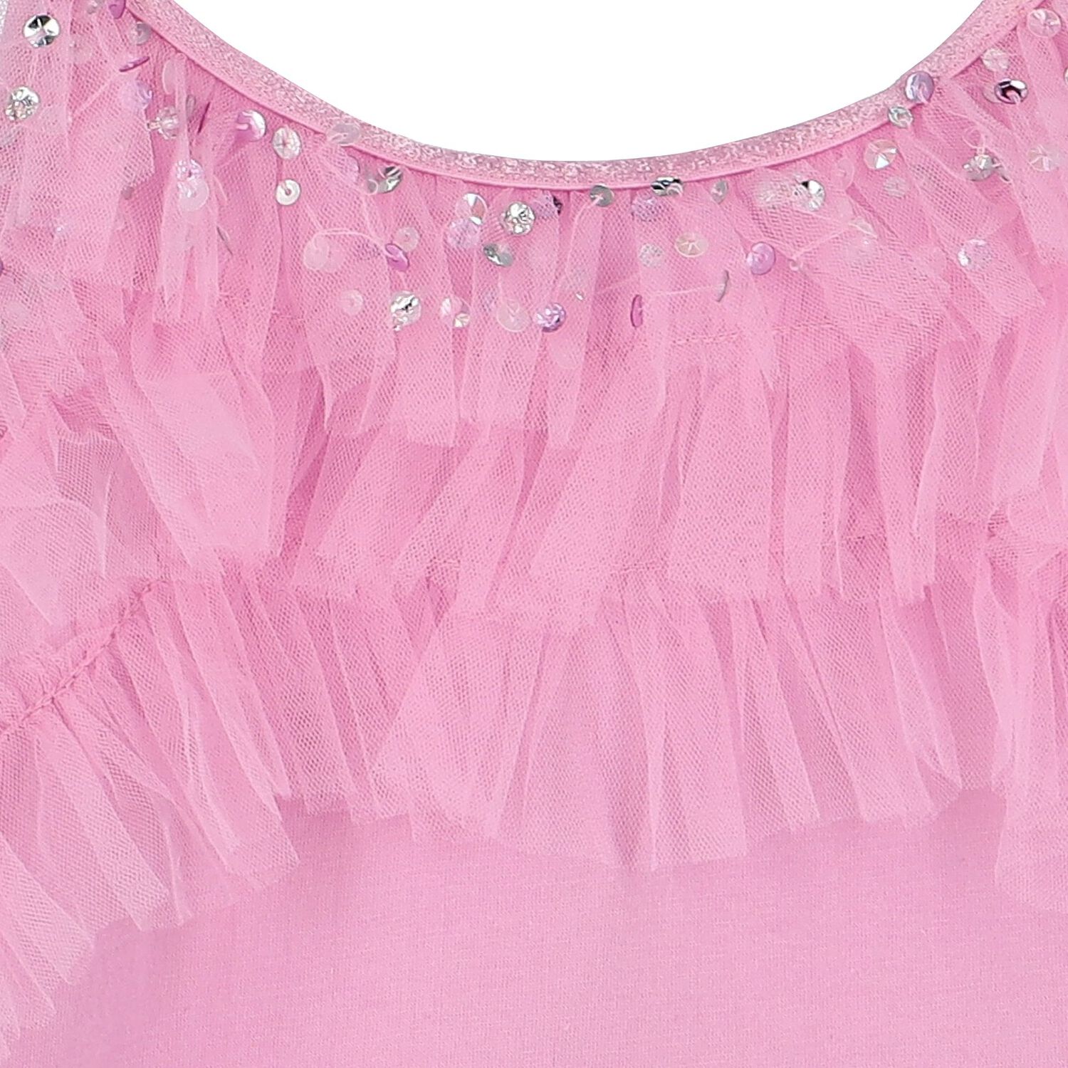 Girls Pink Sequin Sleeveless Top, 1, hi-res image number null