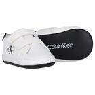 White Logo Baby Pre Walker Shoes, 1, hi-res