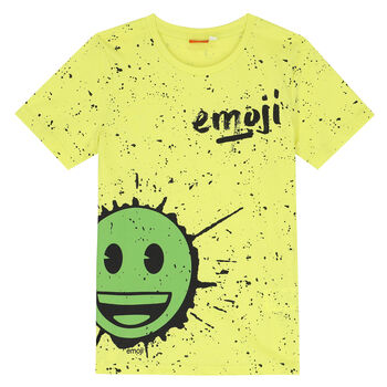 Boys Yellow Emoji T-Shirt