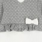 Baby Girls Grey & Ivory Babygrow, 1, hi-res