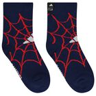 Boys Black & White Marvel Logo Socks ( 3-Pack ), 1, hi-res