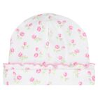 Baby Girls Pink Rosy Roses Hat, 1, hi-res