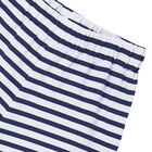 Girls Navy Striped Shorts Set, 1, hi-res
