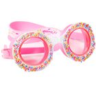 Girls Pink Donut Swimming Goggles, 1, hi-res