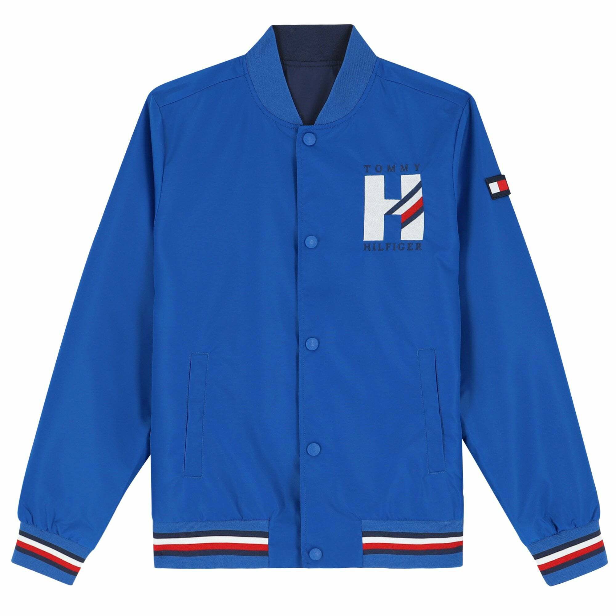 Tommy Hilfiger Boys Reversible Bomber Jacket Junior Couture UK