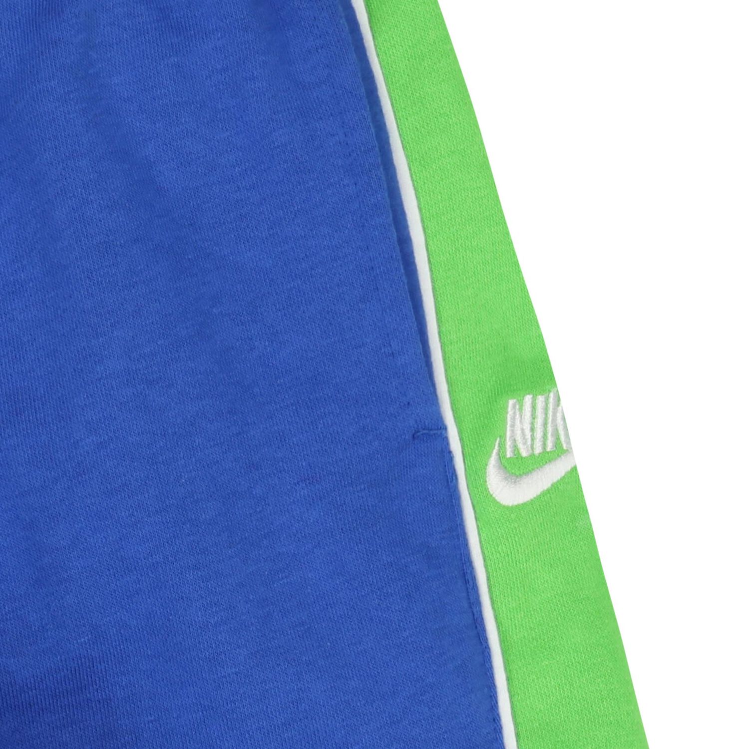 Boys Blue & Green Logo Joggers, 1, hi-res