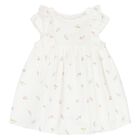 Younger Girls White Liberty Dress, 1, hi-res