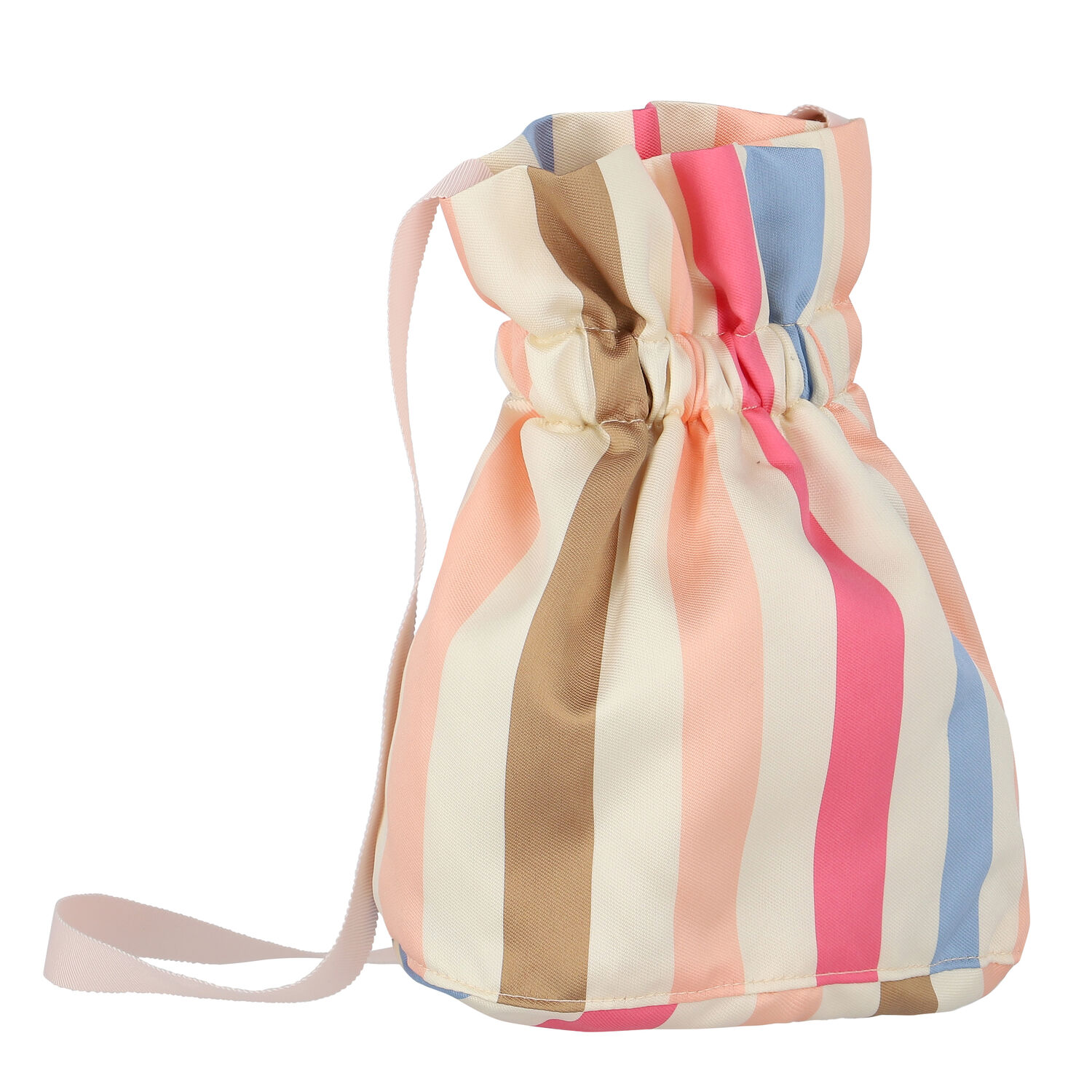 Girls Multi-Colored Striped Handbag, 1, hi-res image number null