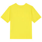 Yellow & White Logo T-Shirt, 1, hi-res