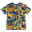 Boys Multi-Coloured Shorts Set, 1, hi-res