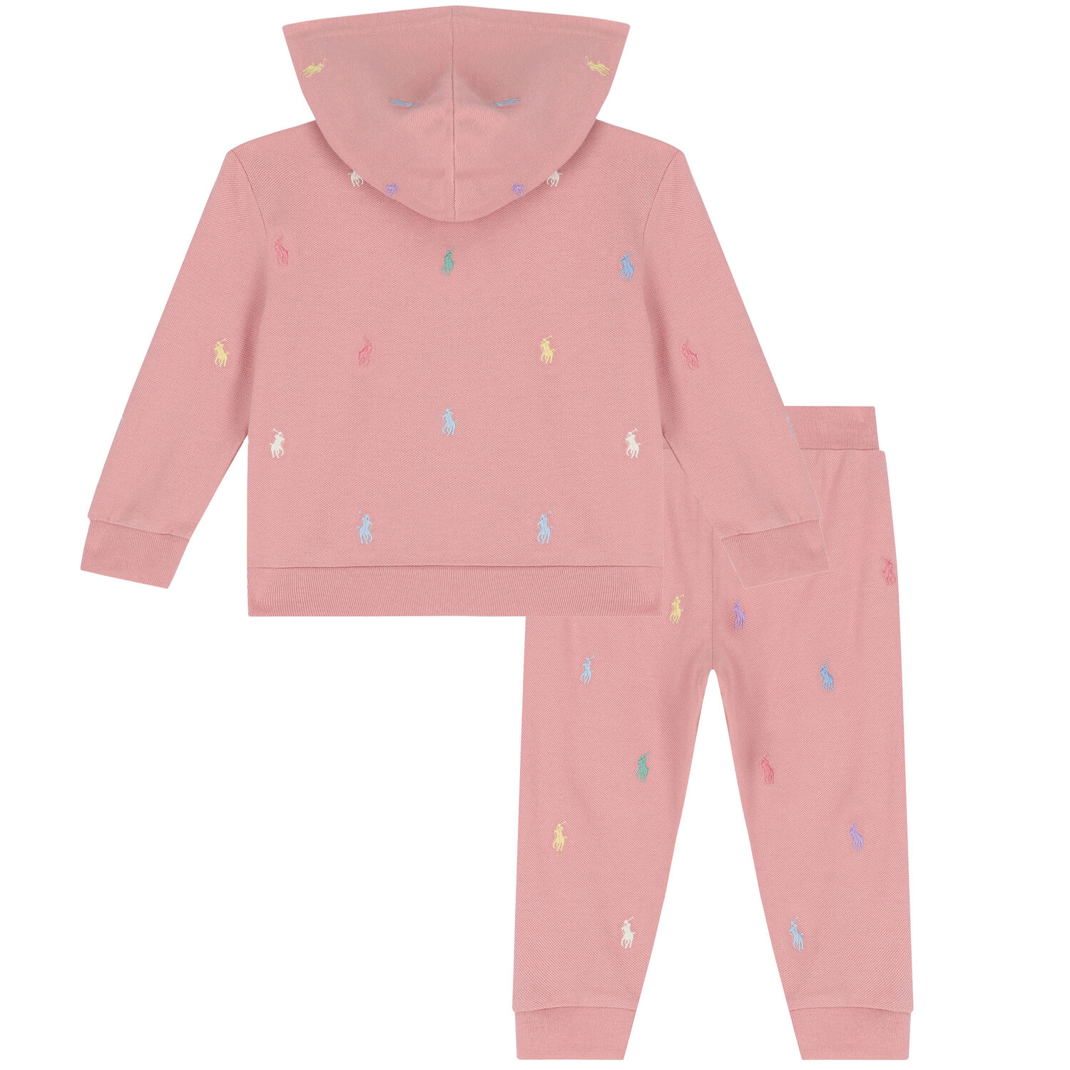 Baby Girls Pink Logo Tracksuit, 1, hi-res