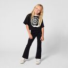 Girls Black Boke Flower Logo T-Shirt, 2, hi-res