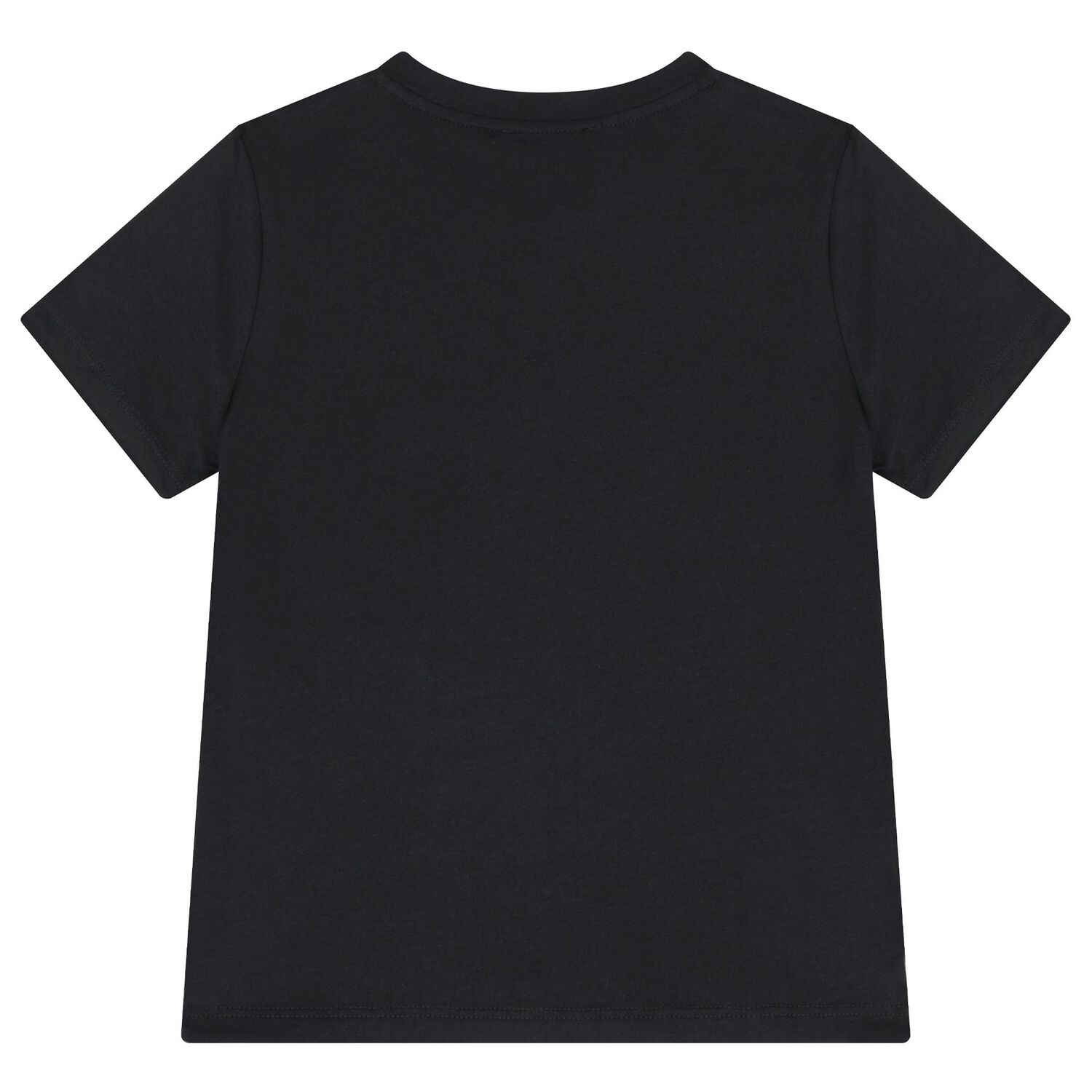 Boys Black Logo T-Shirt, 5, hi-res