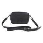 Girls Black Leather Logo Handbag, 1, hi-res