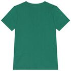 Boys Green Logo T-Shirt, 2, hi-res