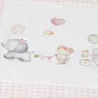 Baby Girls White & Pink Blanket, 2, hi-res