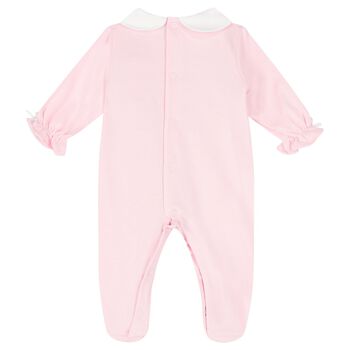 Baby Girls Pink Babygrow