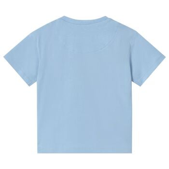 Younger Boys Blue Logo T-Shirt